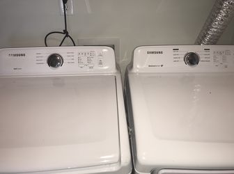 Samsung electric washer & dryer