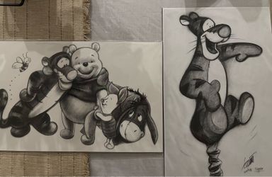 Winnie the Pooh art prints (11x17)