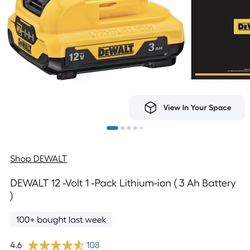 Dewalt 12 Volt 3.0 Battery