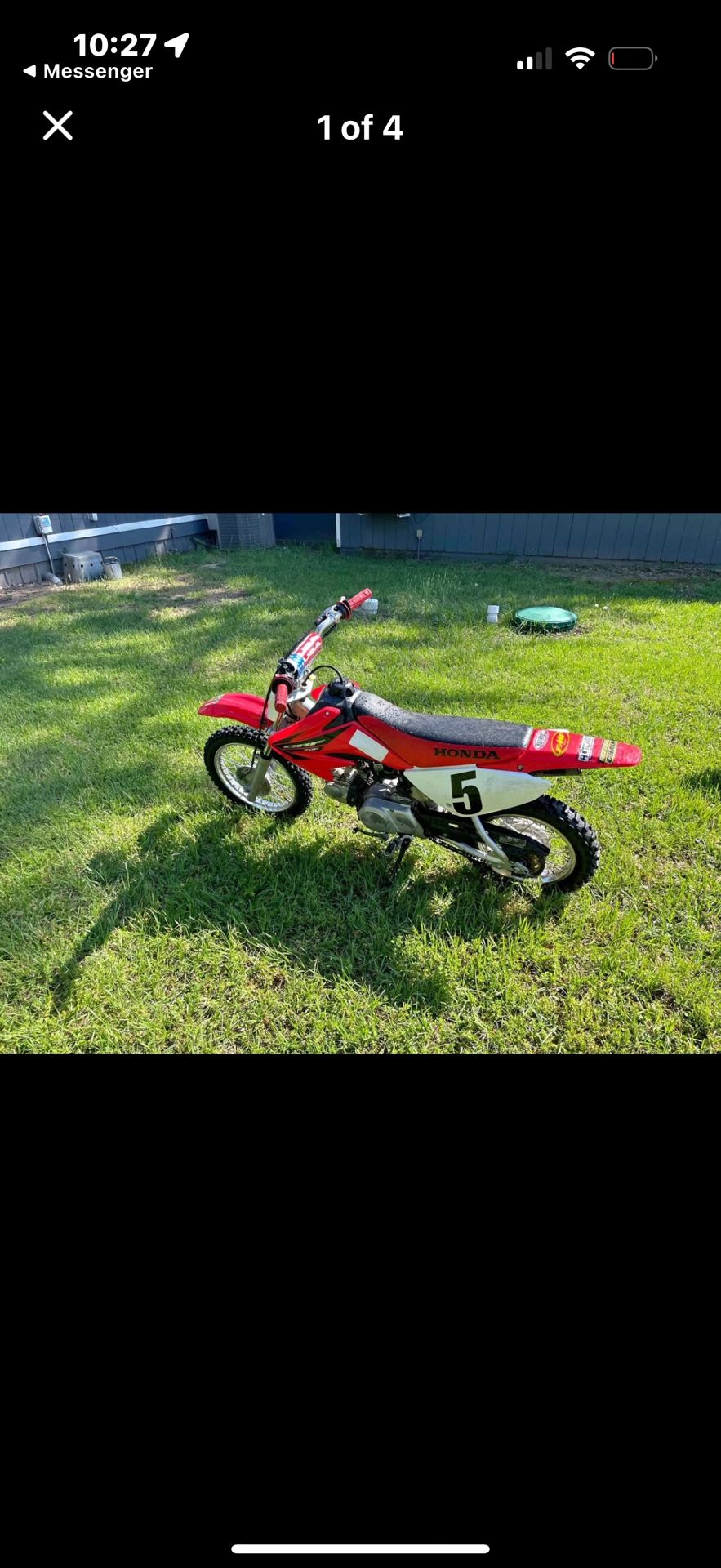 2005 Honda Crf 70f