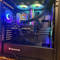 RTX 4070 + Ryzen 7 7700X Gaming PC — 32GB DDR5 / Liquid Cooled