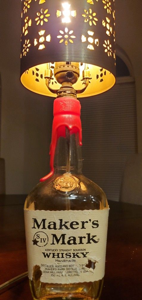 Handmade Whiskey Bottle Lamp And Lantern