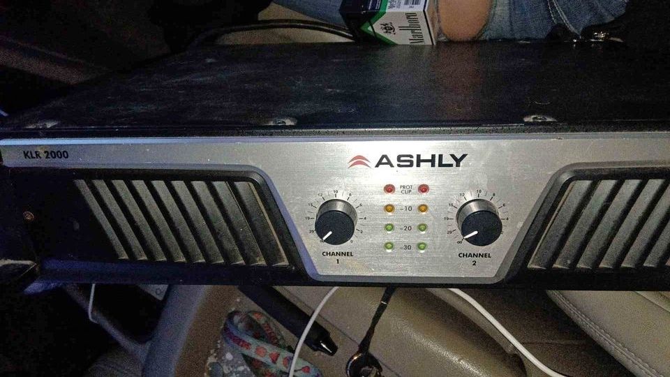 ASHLY KLR 2000 2 Channel 2,000 Watt POWER AMPLIFIER