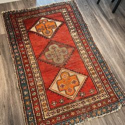 Hand Knotted Rug 3.3ft5.2ft