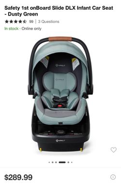 ❗️$140 off msrp❗️Safety 1ˢ onBoard Slide Infant Car Seat Featuring SafetySlide Base.