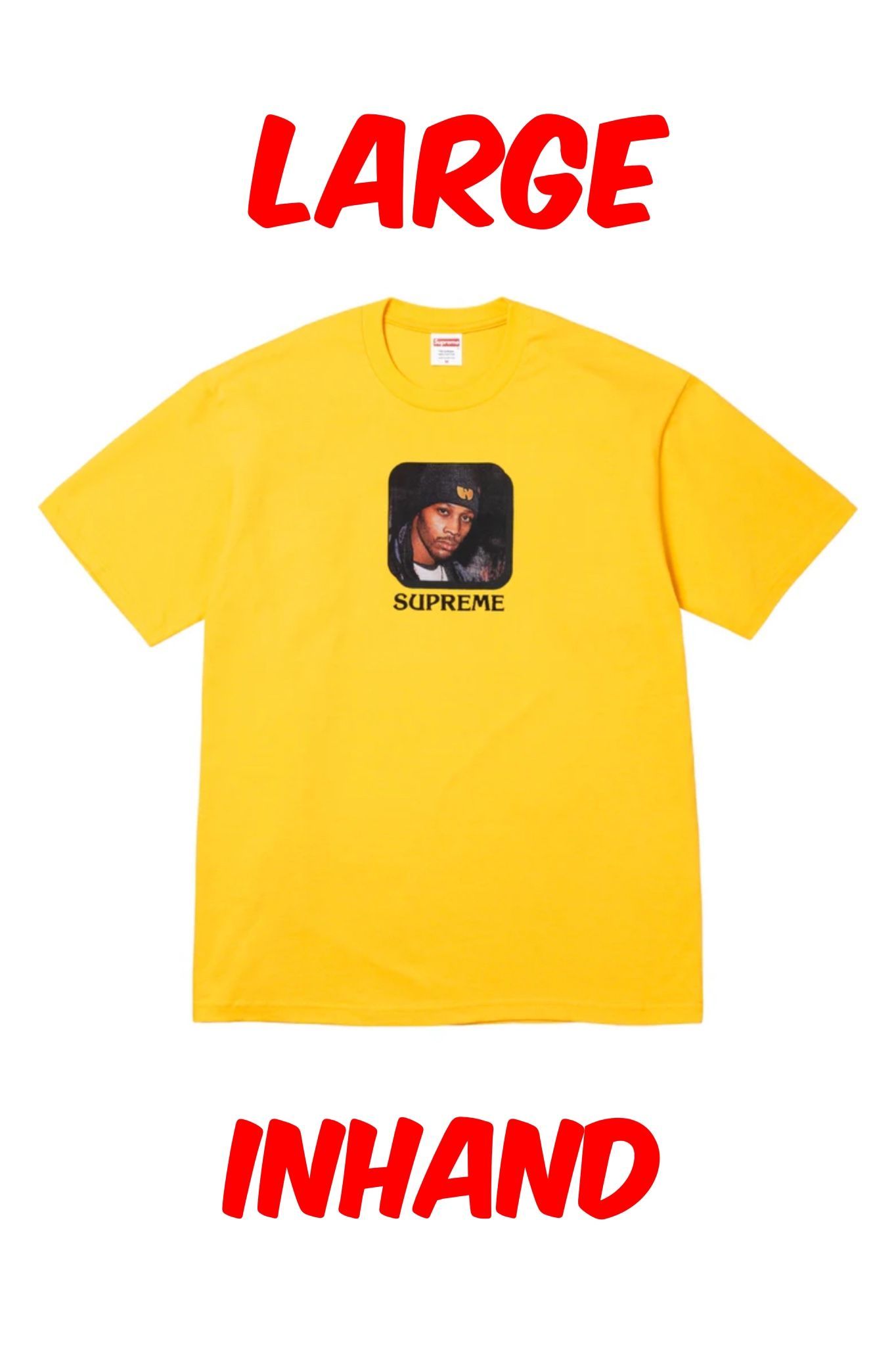 Supreme Wu Tang RZA Tee - Yellow - Large - INHAND