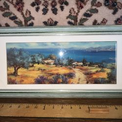Framed Art Under Glass With Certificate Of Authenticity 