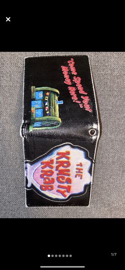 Licensed SpongeBob Leather Folding Wallet
