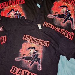 Mikes Morales 10 Year BIRTHDAY CUSTOMIZED SHIRTS 