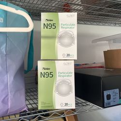 NIOSH Certified N95 Mask 2x20 Pack