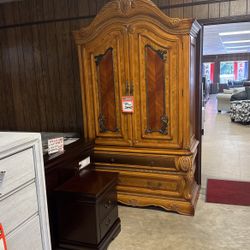 Michael Armani armoire was $3000 now 300 bucks brand news ICO