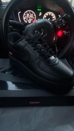 Nike Air Force 1 Black Supreme