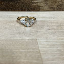 Champagne Moissanite Fashion Ring 