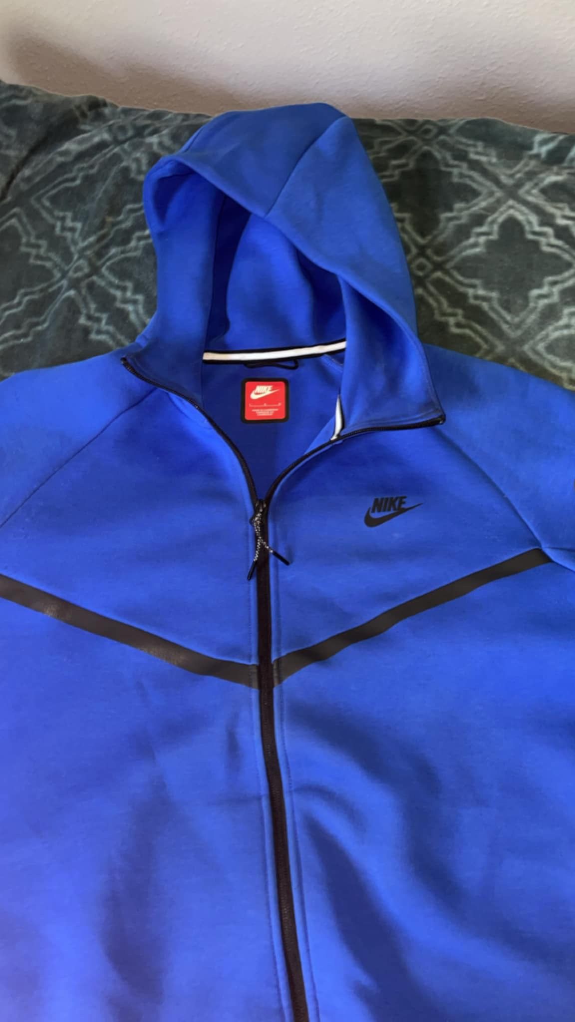 Blue Nike Tech Fleece
