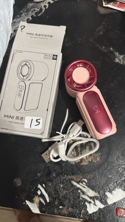 Mini high speed handheld fan