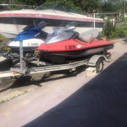 Jet skis and Double Trailer Included 