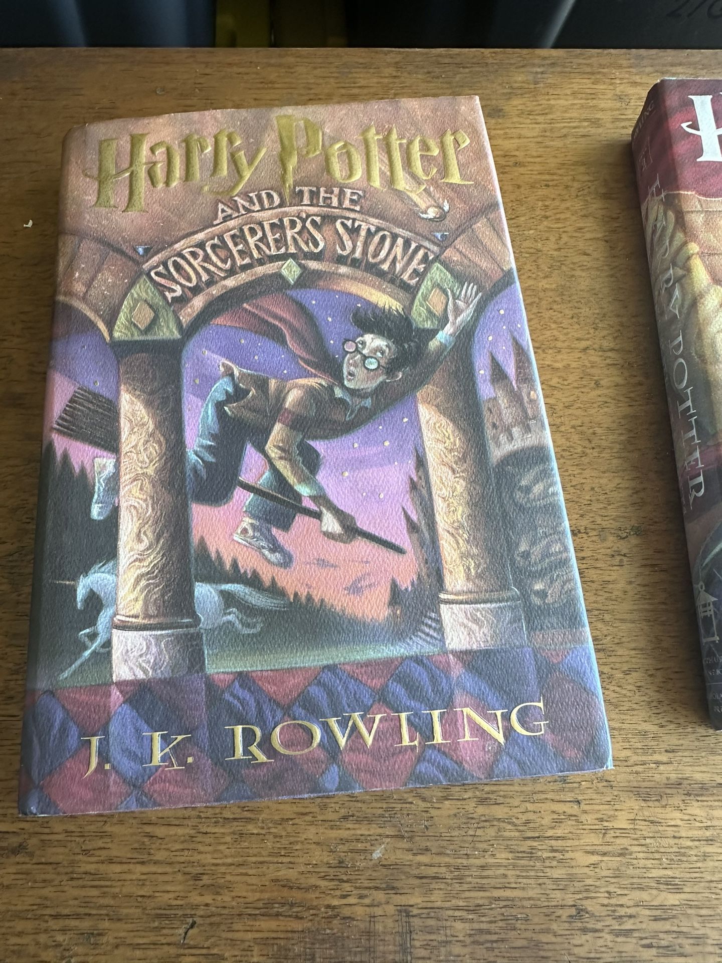 Harry Potter 1st American Edition Hard Back With Covers Editions 1 Through 5 As Seen
