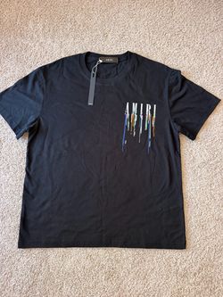 Amiri Paint Drip Logo T-Shirt Black