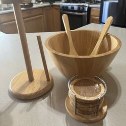 Wooden Kitchen Bundle 