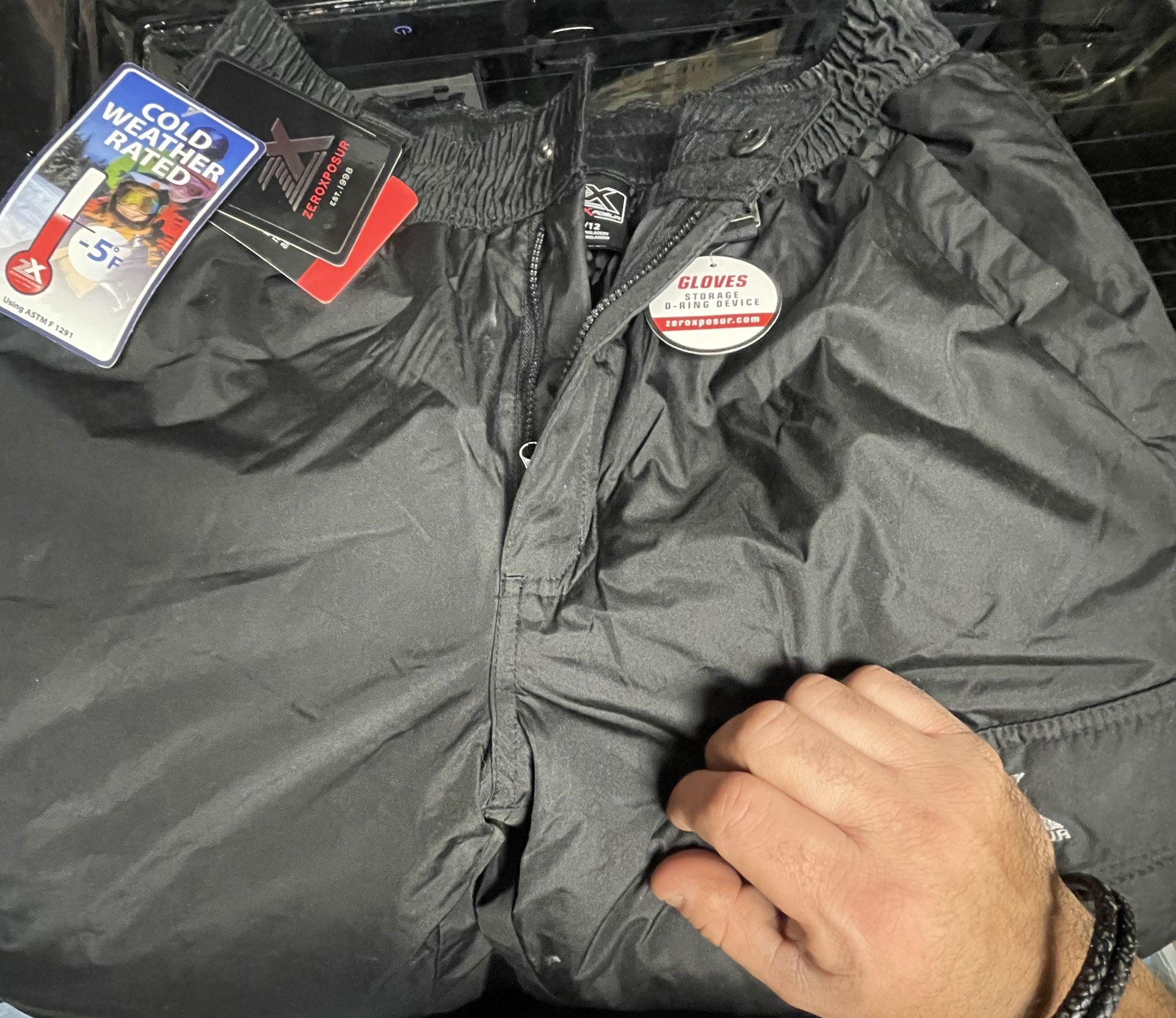 Boys 10/12 Snow Pants New 