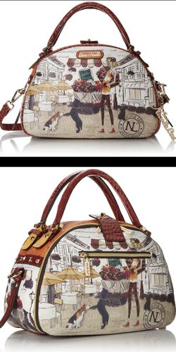 Nicole Lee Bowler Bag, Garden Flower