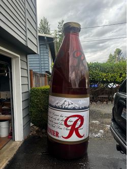 Rare 9’ Rainier Beer Anglo Baldwin Promotional Inflatable Display – Vintage Advertising