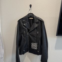 Off-White Leather Jacket 
