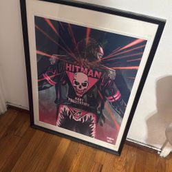 Bret Hart Poster With Frame 