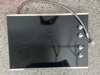 GE 30" Built-In Knob Control Electric Cooktop (Model JP3030SW1SS / JP3030SWSS)