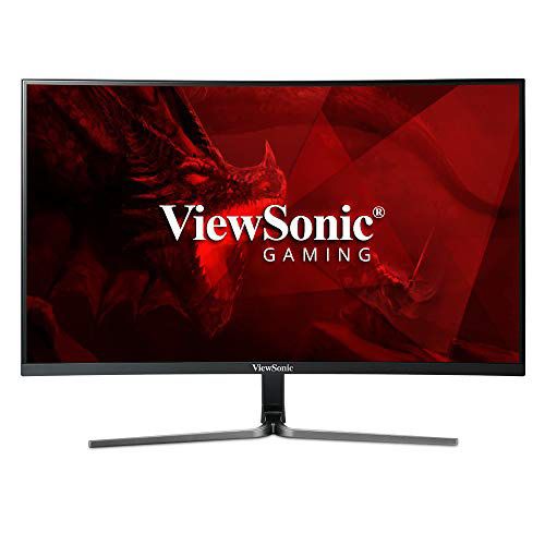 Viewsonic 27 inches curved monitor, 144hz refresh rate.