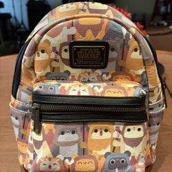 Star Wars Loungefly Ewok Mini Backpack 