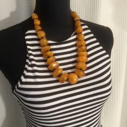 NEW Resin necklace, Fun And Light Weight 