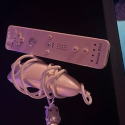 Wii Nunchuck And Remote 