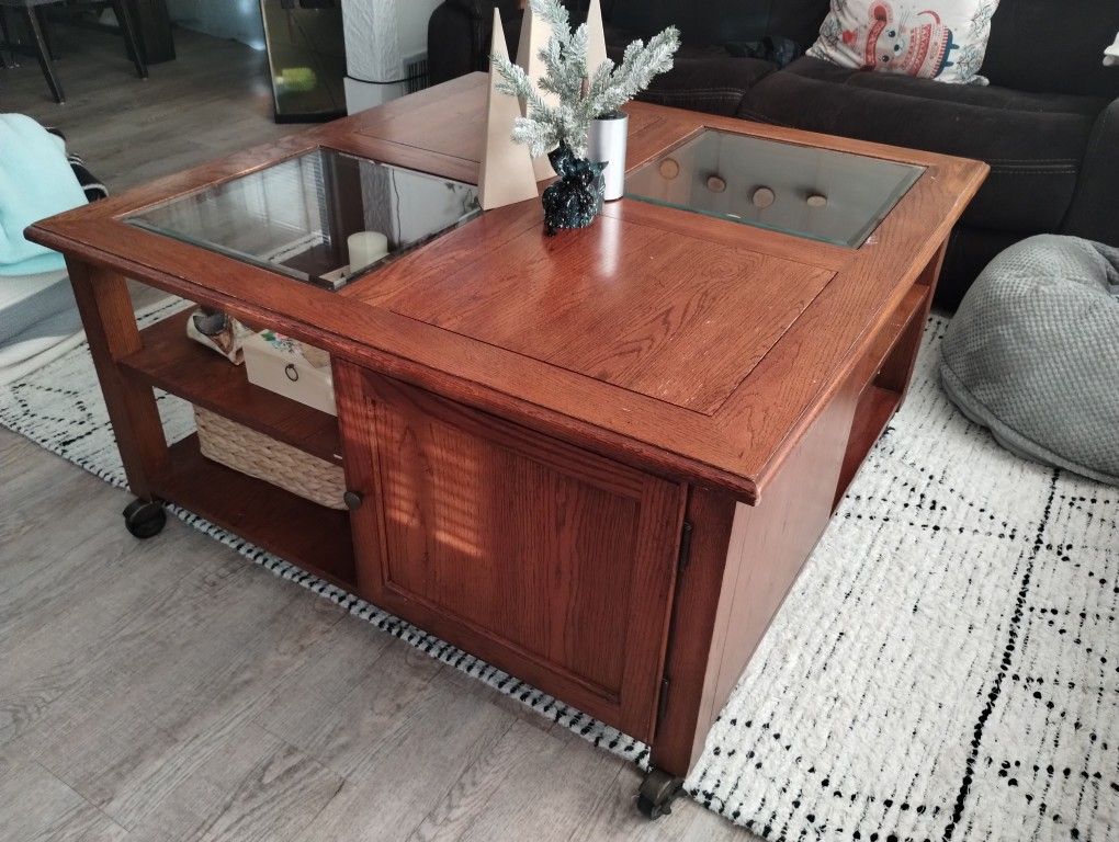 Farmhouse Rolling Coffee Table