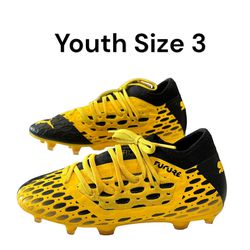❣️SALE❣️Youth Size 3Y Kids Puma Future Soccer Cleats Sports Athletic Shoes