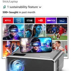 Projector with WiFi and Bluetooth