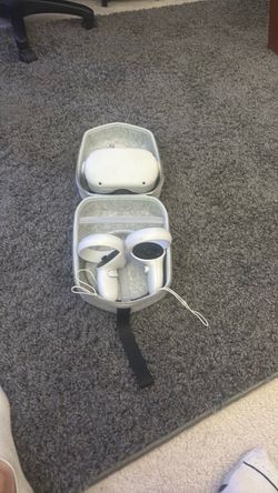 Meta Quest 2 VR Headset with Controllers and Case