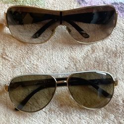Gucci And Versace Sunglasses Bundle