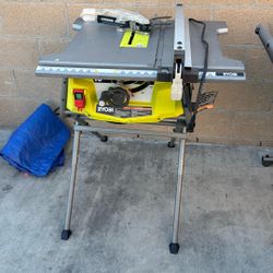 Ryobi 10 Inch Table Saw With Stand 