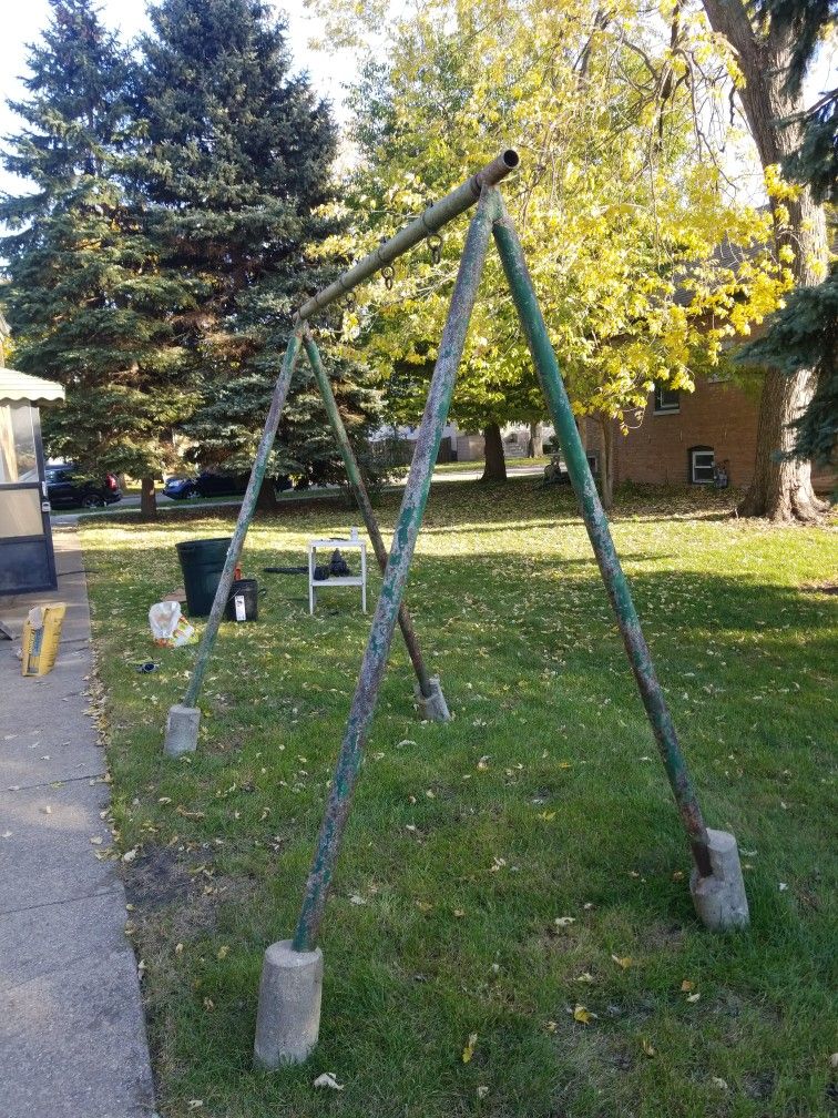 Garden Swing With Bench