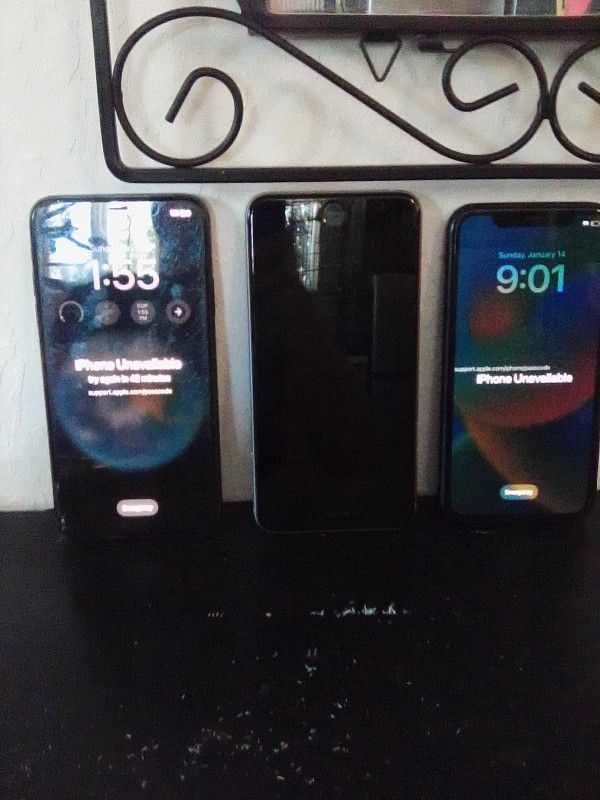 Three Iphones