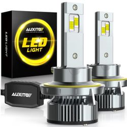 AUXITO H13/9008 LED Bulbs, 900% Brighter 120W 30000LM Per Set, 6500K Cool White