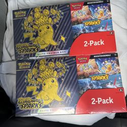 Pokemon Surging Sparks Elite Trainer Box 2 Pack