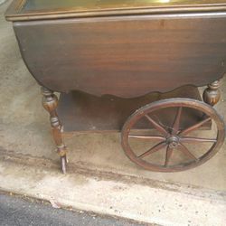 Vintage poker table