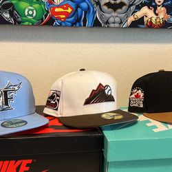 Exclusive Fitted Hats MLB Pink Brims