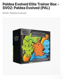 Paldea Evolved Elite Trainer Box
