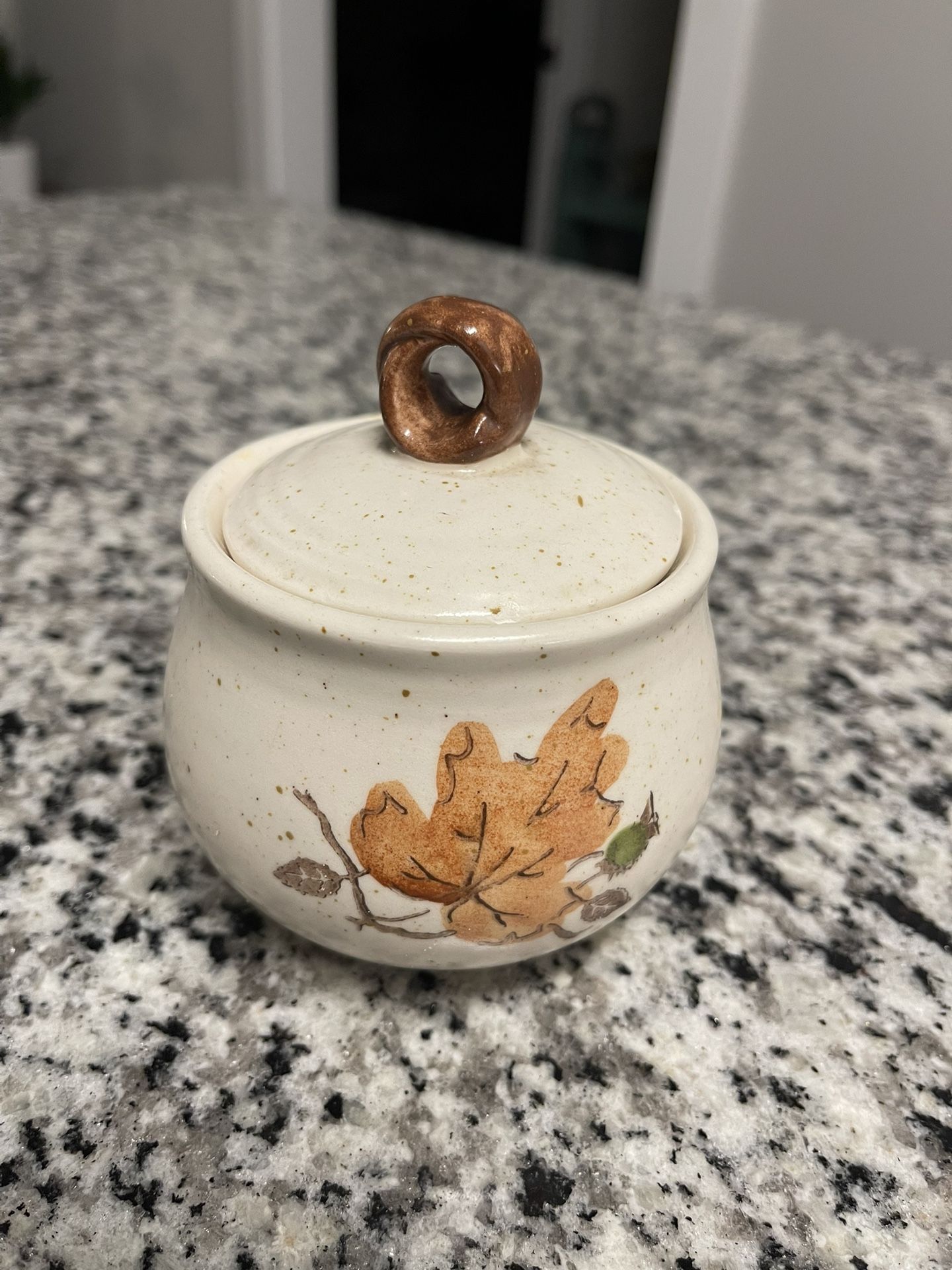 Vintage Metlox Poppytrail Vernon Woodland Ceramic Sugar Bowl With Lid