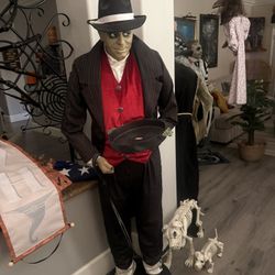 Halloween Animated Butler 25 Years Old Indoor Use Only