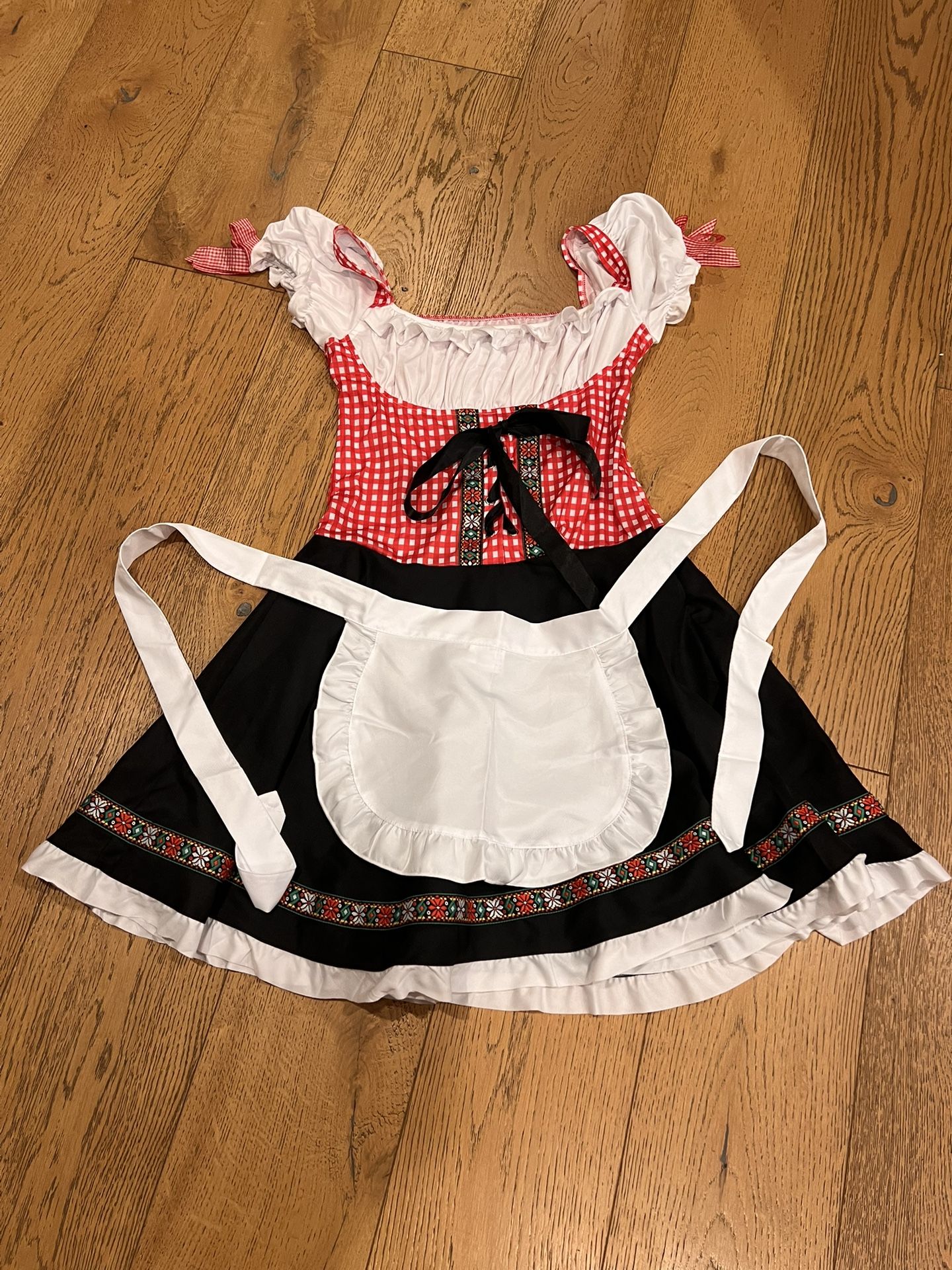 Octoberfest Costume Women’s Sz Small 2pcs Dirndl Dress Bavarian Festival Beer