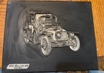 Rolls Royce 1909 Silver Ghost Relief Plaque